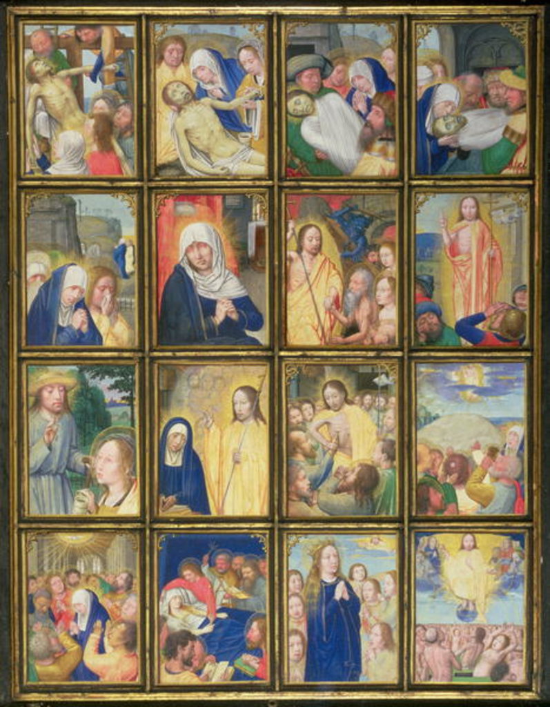 Detail of The Burial of Christ by Simon Bening