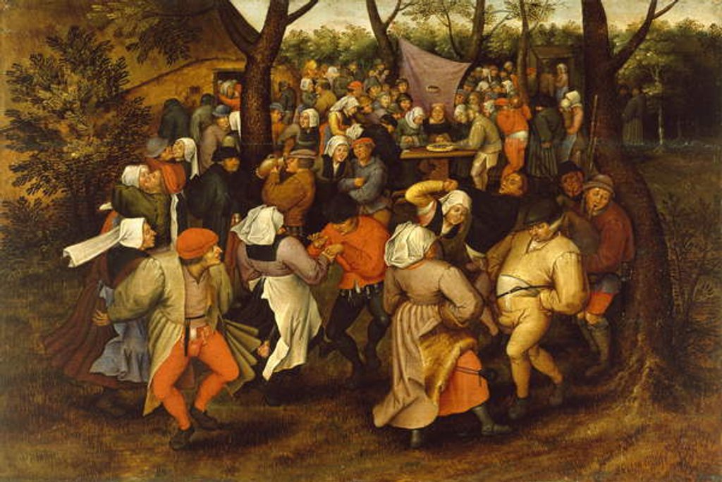 Detail of Peasant Wedding Dance, 1607 by Pieter the Younger Brueghel