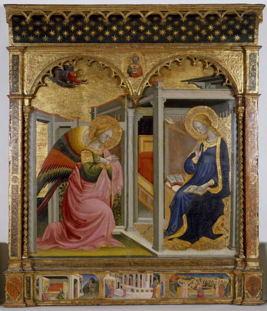 Detail of The Annunciation, c.1430 by Bicci di Lorenzo