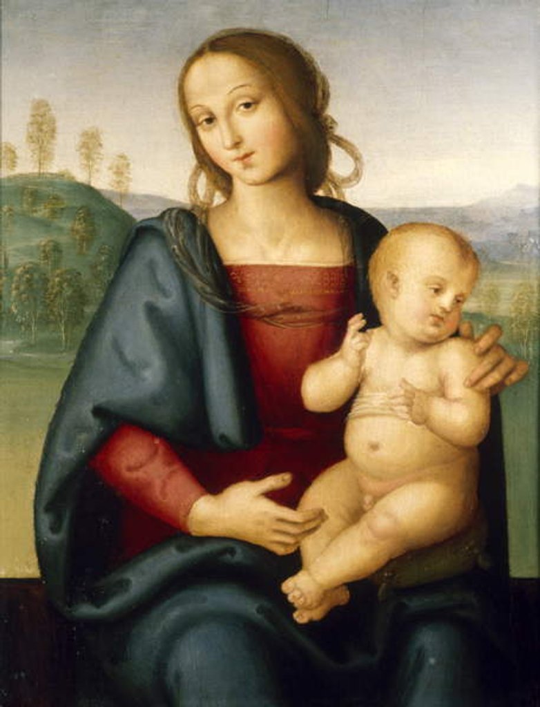 Detail of Madonna and Child, c.1520 by Pietro Perugino