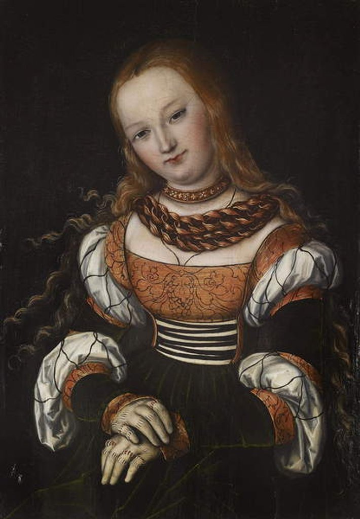 Detail of Mary Magdalene, c.1525 by Lucas the Elder Cranach