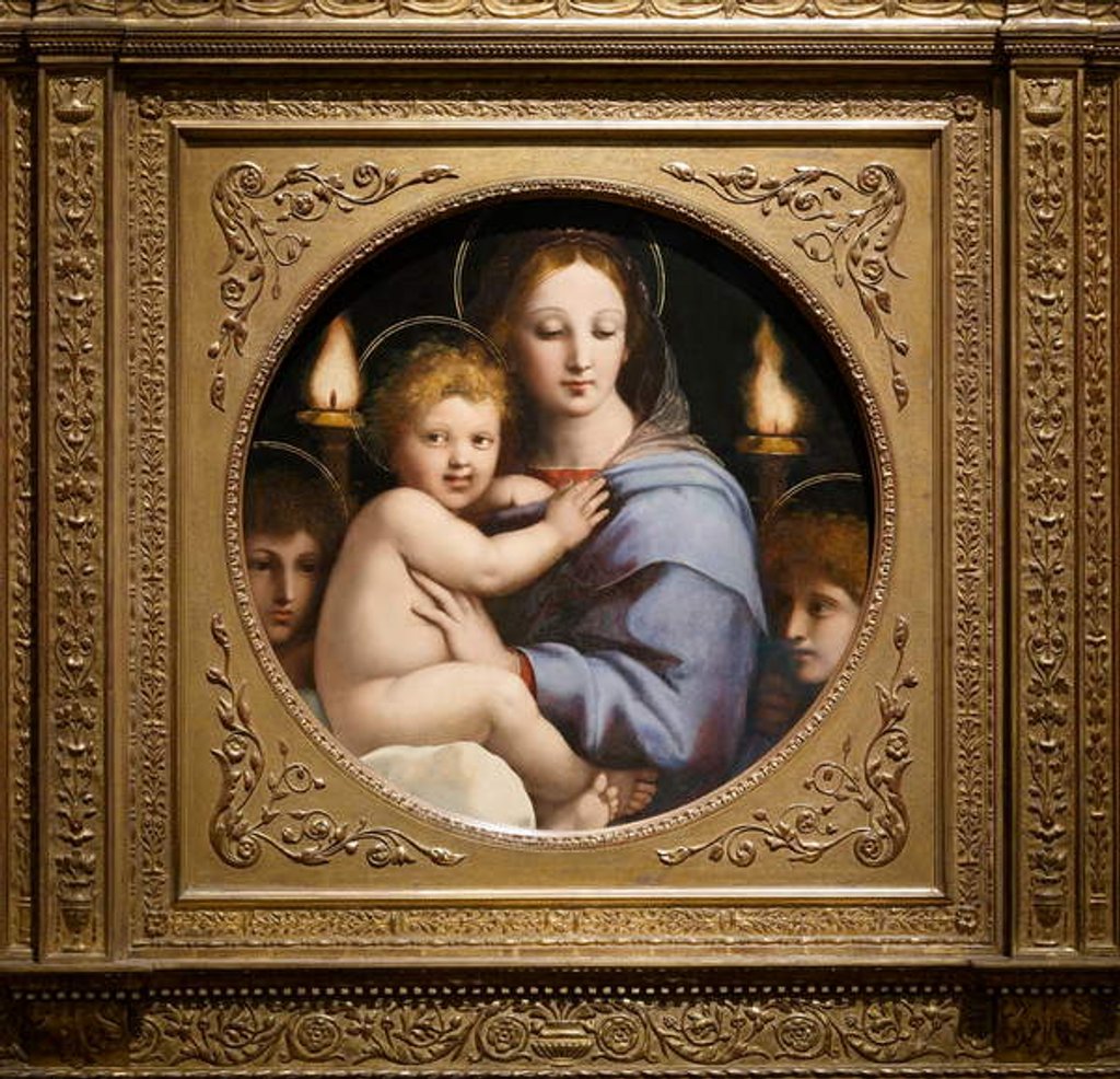 Detail of Madonna of the Candelabra, c.1513 by Raphael