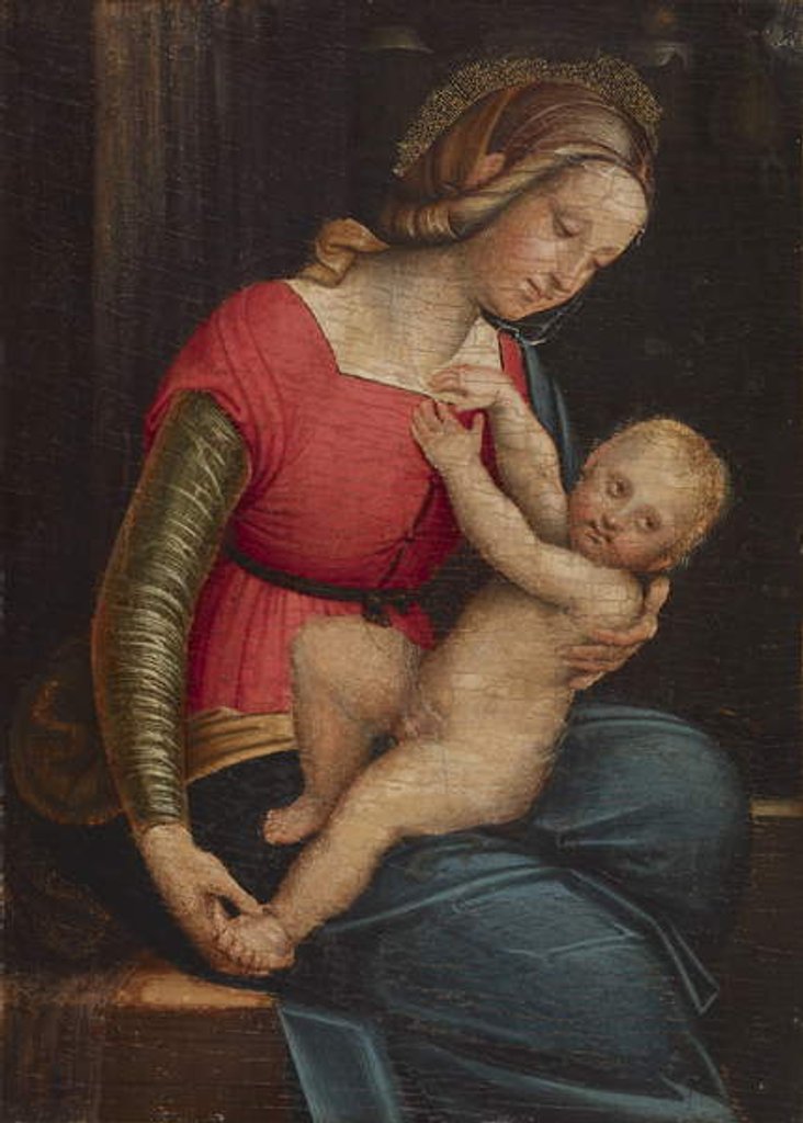 Detail of Madonna and Child, c.1530-50 by Gerolamo Giovenone