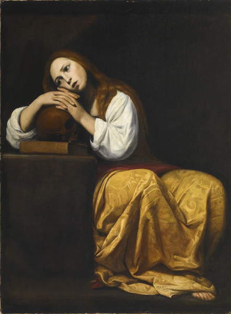 Detail of Saint Mary Magdalene, c.1625-35 by Giovanni Antonio Galli