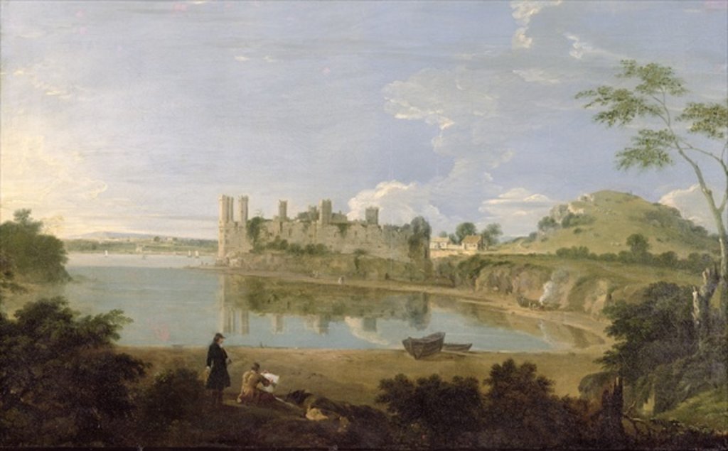 Detail of Caernarvon Castle, c.1745-50 by Richard Wilson