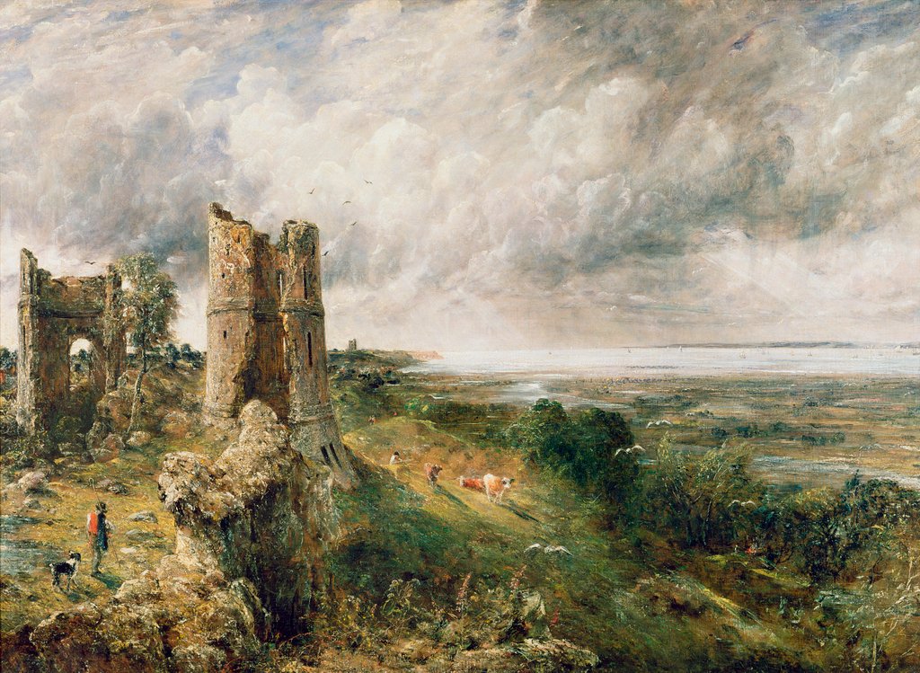 Detail of Hadleigh Castle, 1829 by John Constable