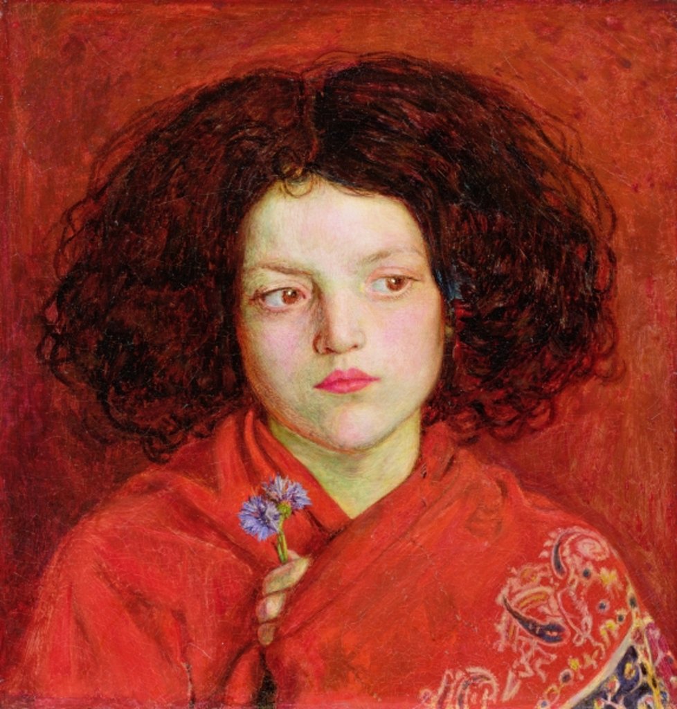 Detail of The Irish Girl, 1860 by Ford Madox Brown