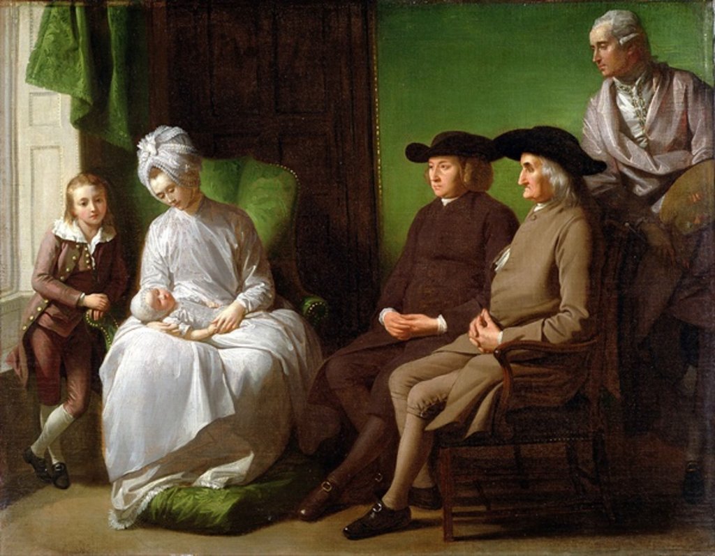 Detail of The Artist's Family by Benjamin West