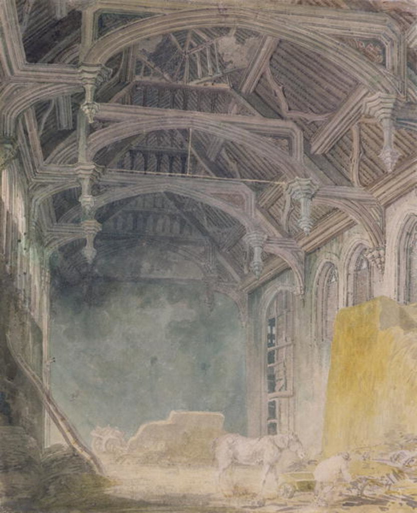Detail of Interior of St. John's Palace, Eltham, c.1793 by Joseph Mallord William Turner