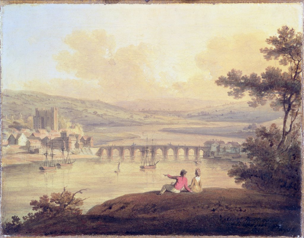 Detail of Rochester, 1799 by Edward Dayes