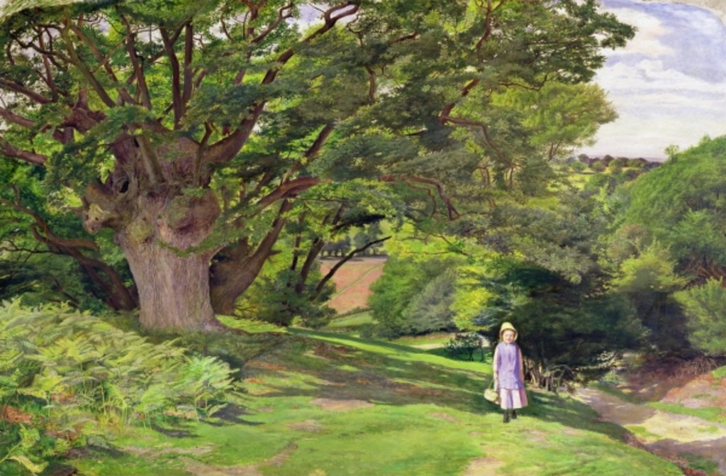 Detail of Hayes Common, 1852-53 by William Henry Millais