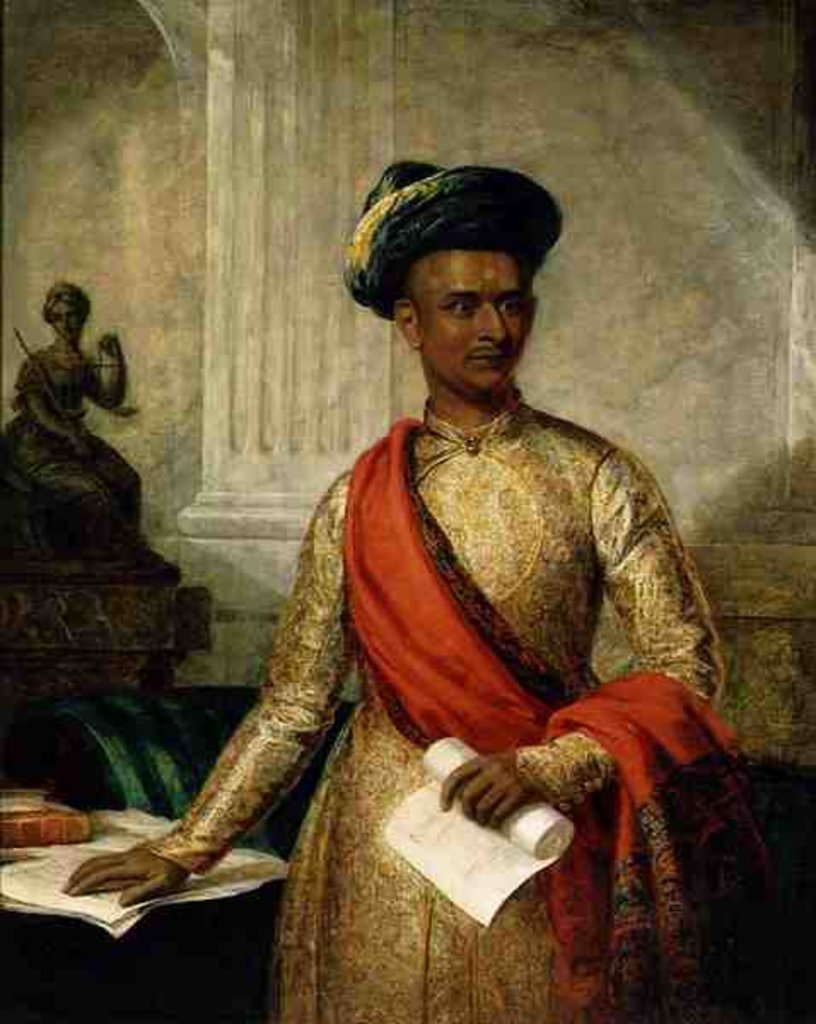 Detail of Purniya, Chief Minister of Mysore, c.1801 by Thomas Hickey