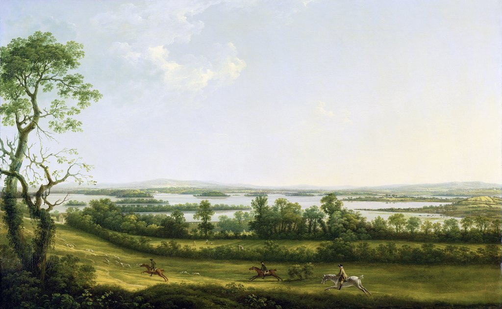 Detail of Lough Erne from Knock Ninney, with Bellisle in the Distance, County Fermanagh, Ireland, 1771 by Thomas Roberts