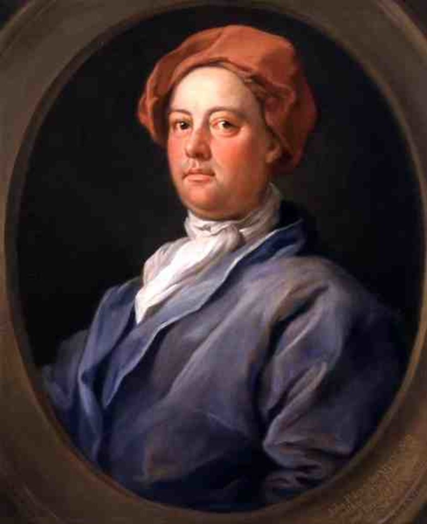 Detail of John Palmer, Barrister of the Inner Temple, 1749 by William Hogarth