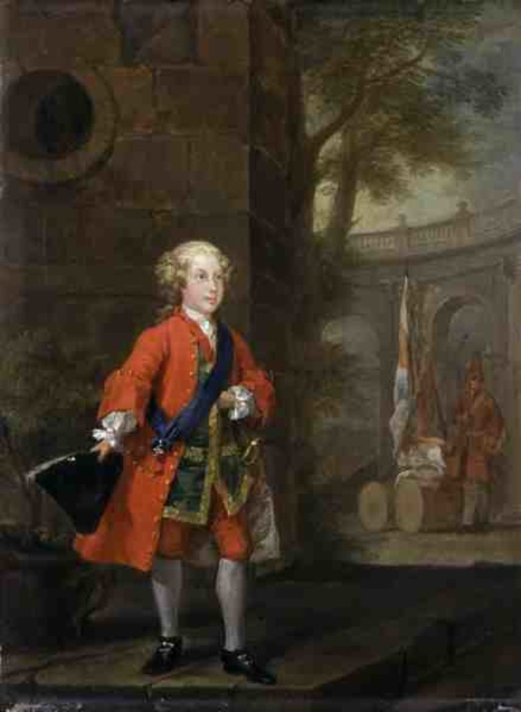 Detail of William Augustus, Duke of Cumberland, 1732 by William Hogarth