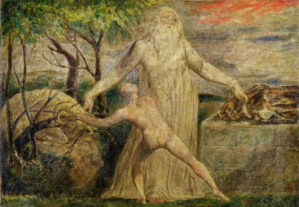 Detail of Abraham and Isaac, 1799-1800 by William Blake