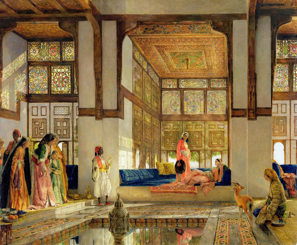 Detail of The Reception, 1873 by John Frederick Lewis