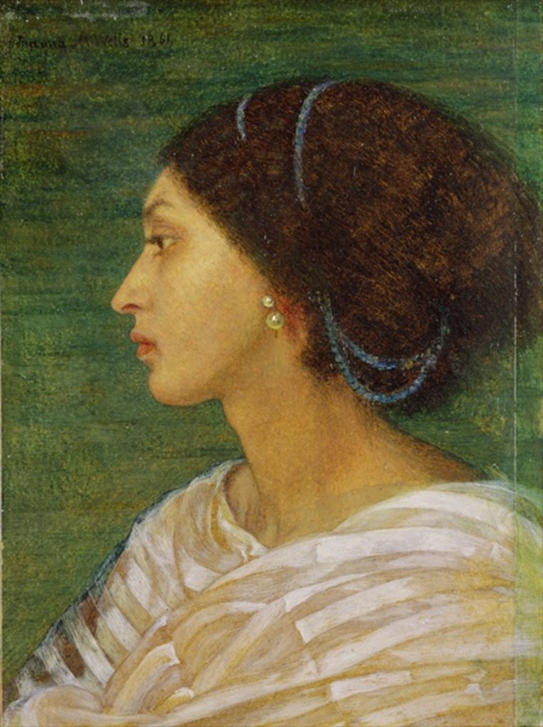 Detail of Head of a Mulatto Woman, 1861 by Joanna Boyce Wells