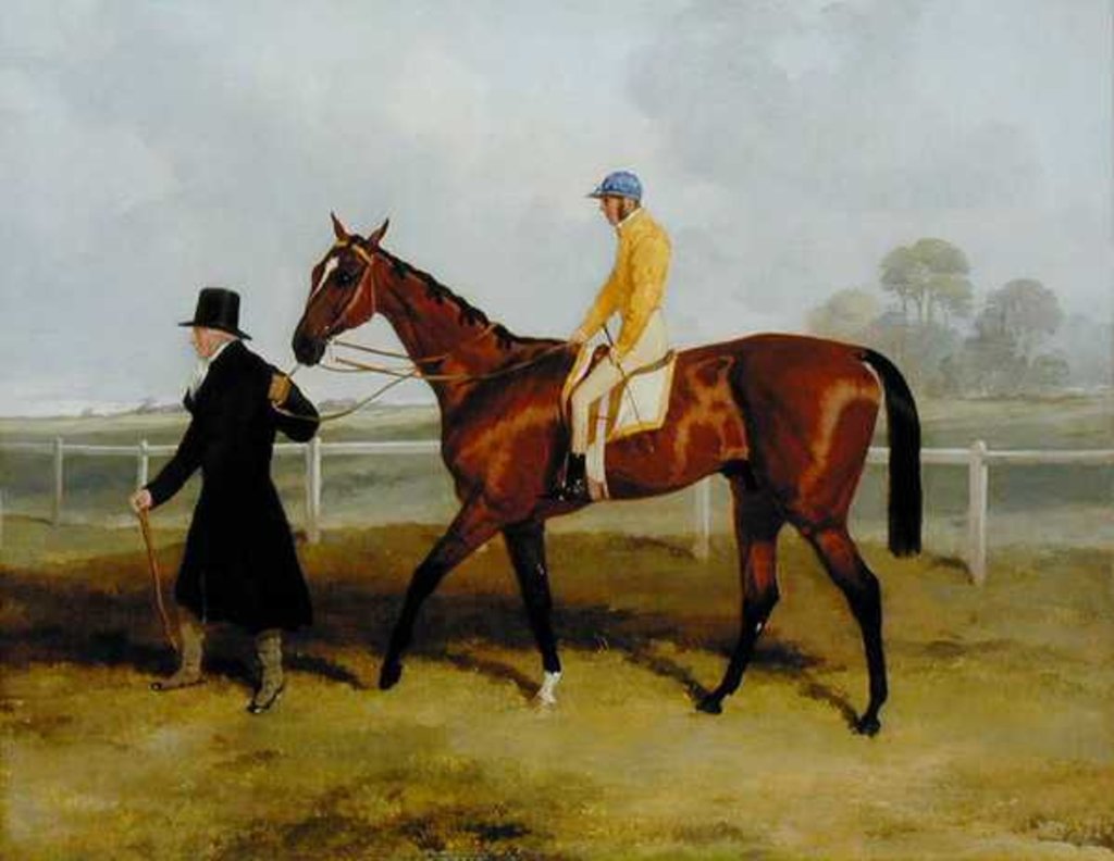 Detail of Sir Tatton Sykes Leading in the Horse 'Sir Tatton Sykes', with William Scott Up, 1846 by Harry Hall