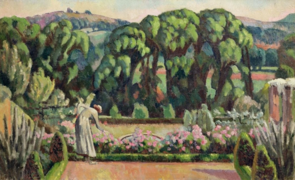 Detail of The Artist's Garden at Durbins, c.1915 by Roger Eliot Fry