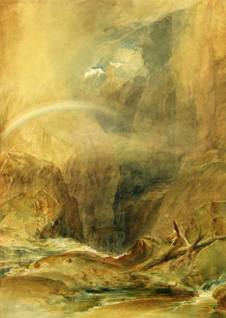 Detail of Devil's Bridge, St. Gotthard's Pass, c.1804 by Joseph Mallord William Turner