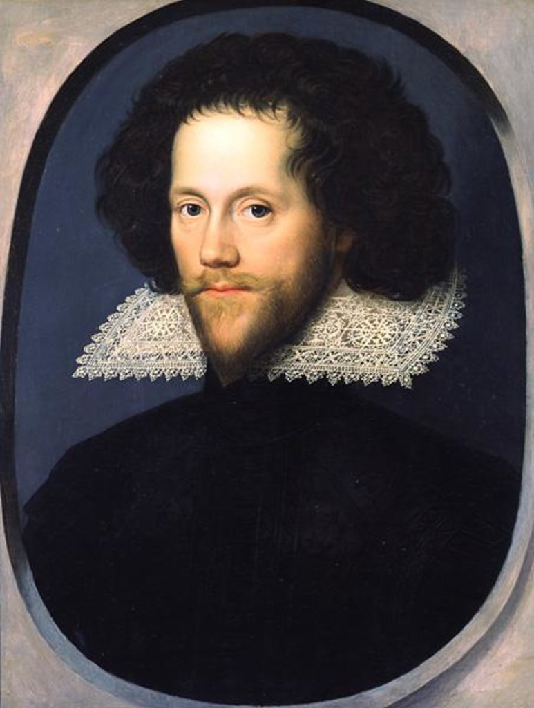 Detail of Sir William Pope c.1615 by William Larkin