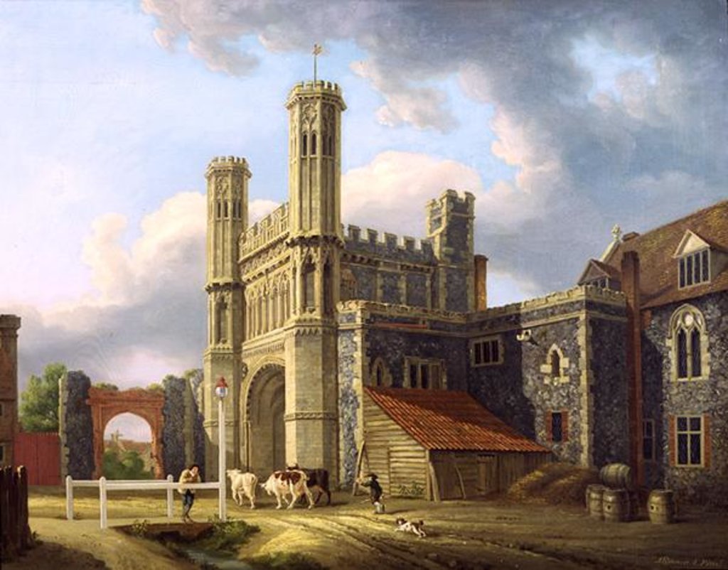 Detail of St. Augustine's Gate, c.1778 by Michael Rooker