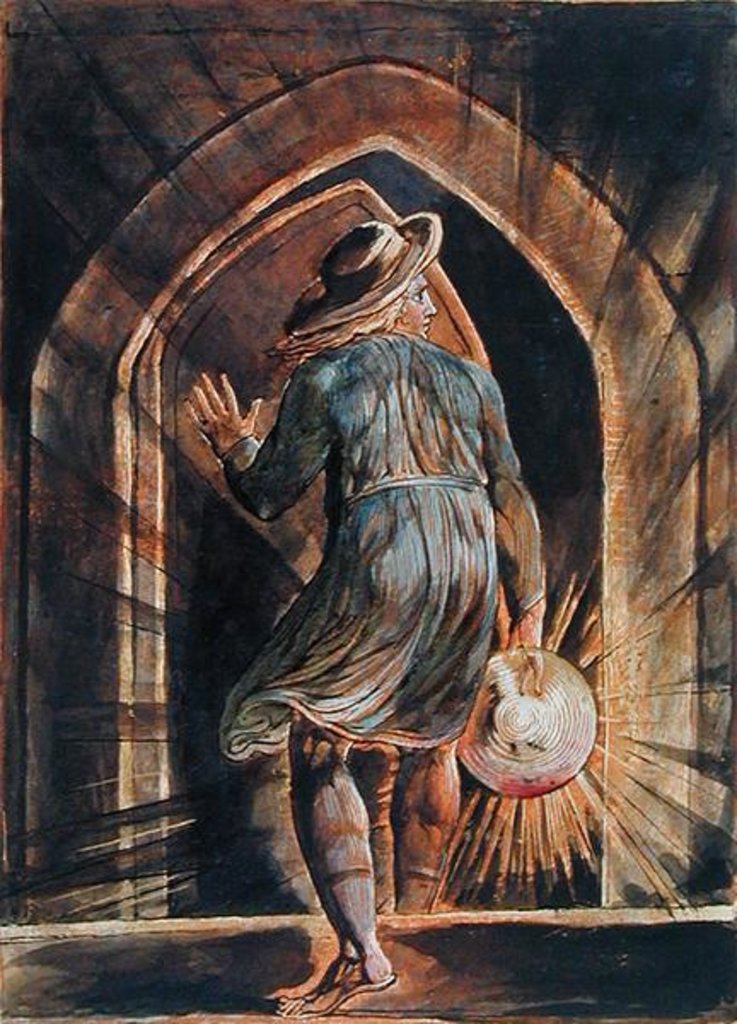 Detail of Frontispiece to 'Jerusalem' 1804-20 by William Blake