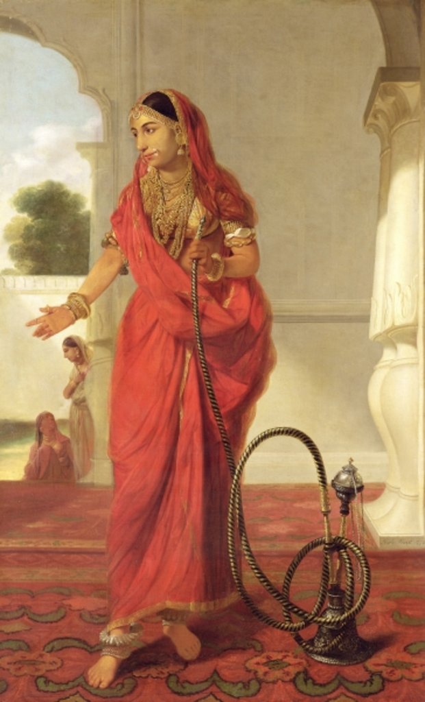 Detail of An Indian Dancing Girl with a Hookah, 1772 by Tilly Kettle