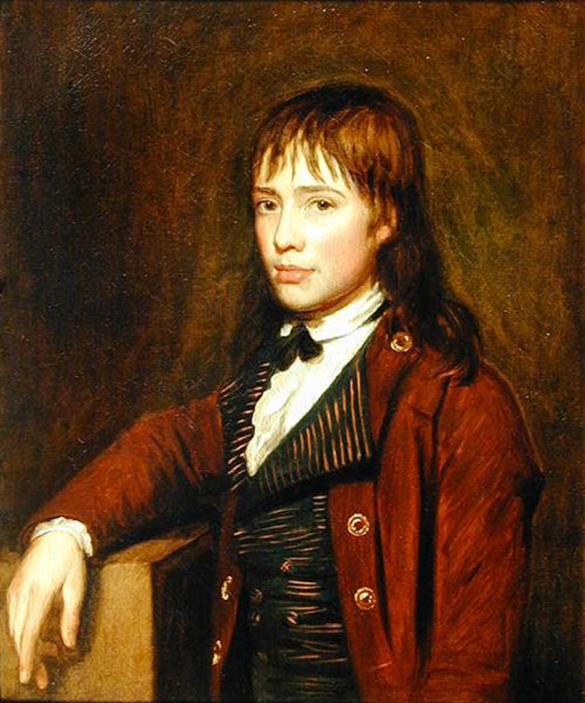 Detail of Thomas Abraham of Gurrington, Devon, 1784 by John Opie