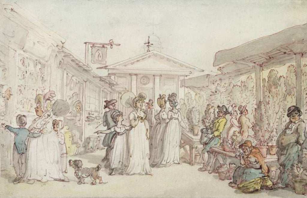 Detail of Covent Garden Market, c.1795-1810 by Thomas Rowlandson