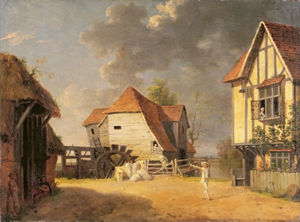 Detail of A Scene from 'The Maid of the Mill', 1765 by John Inigo Richards