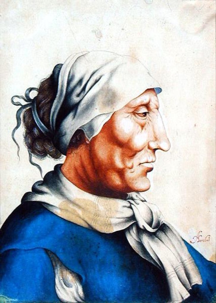 Detail of Head of an Old Man by Alexander Marshal