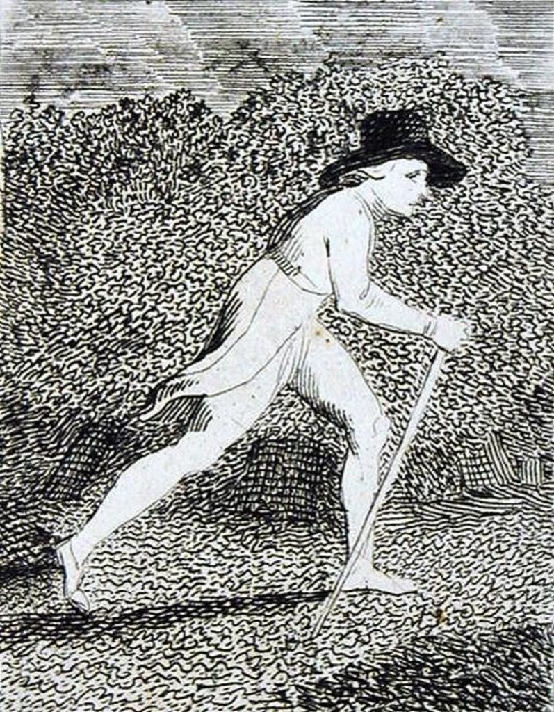 Detail of The Traveller Hasteth in the Evening, plate 15 from 'For Children. The Gates of Paradise', 1793 by William Blake