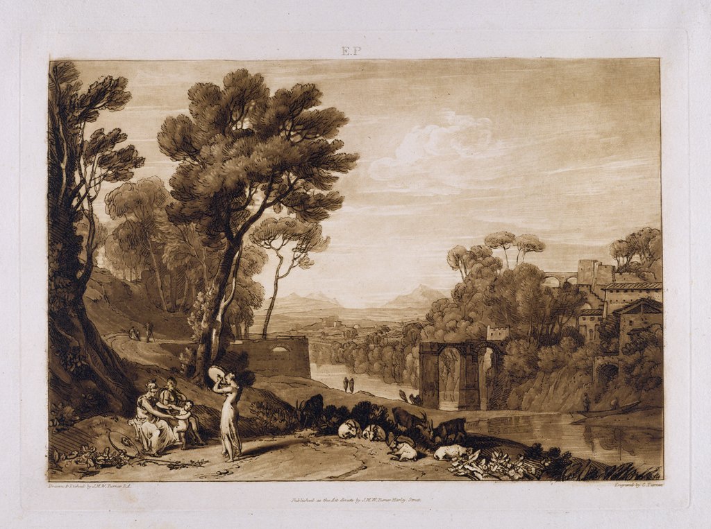 Detail of The Woman and Tambourine by Joseph Mallord William Turner