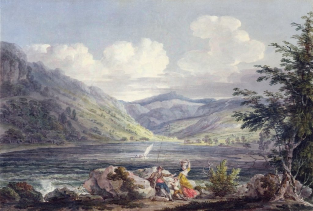 Detail of Haweswater, Westmoreland, c.1795 by Edward Dayes