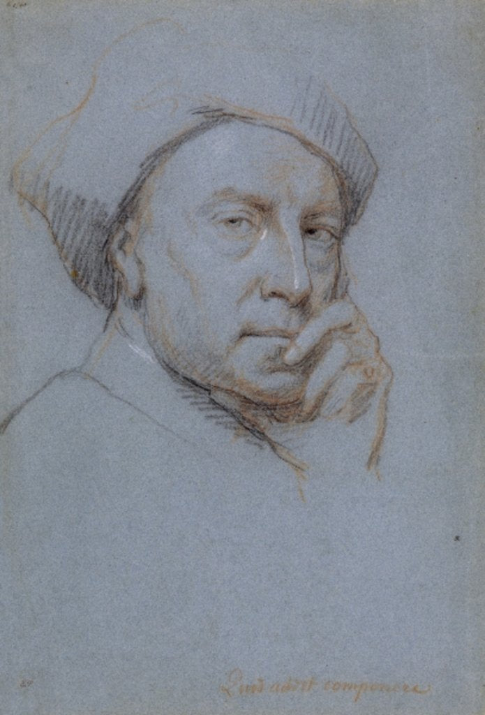 Detail of Self Portrait by Jonathan Richardson