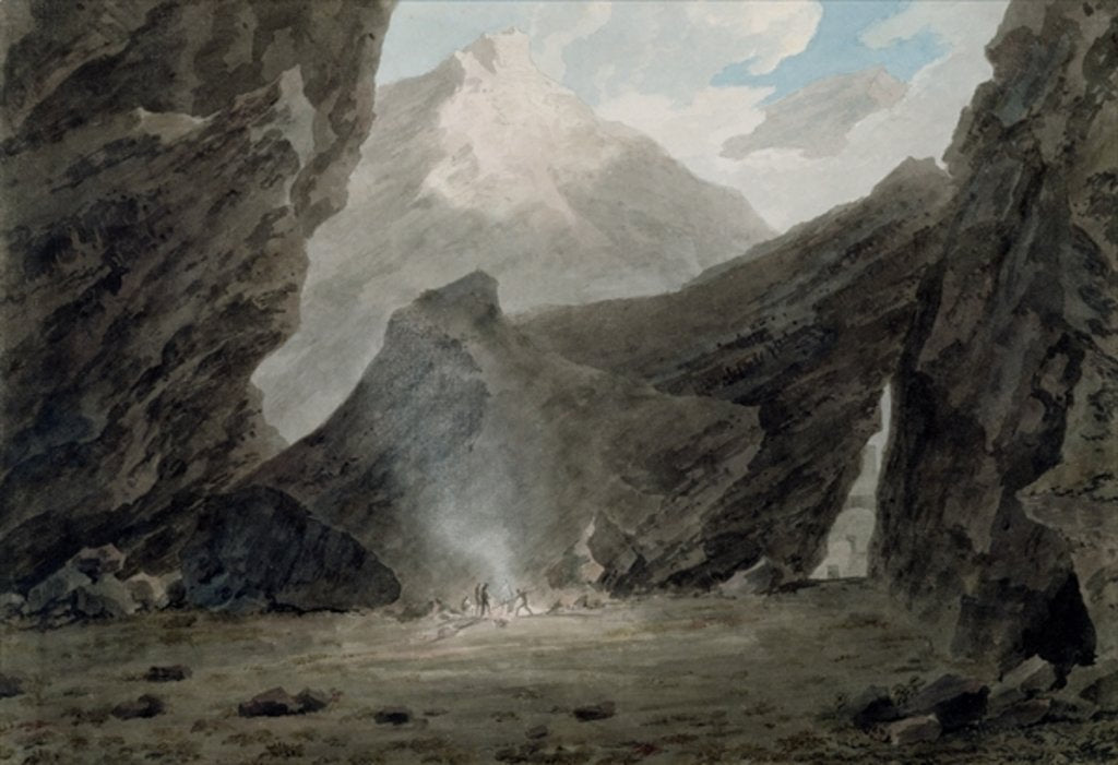Detail of Near Chiavenna in the Grisons, c.1779 by John Robert Cozens