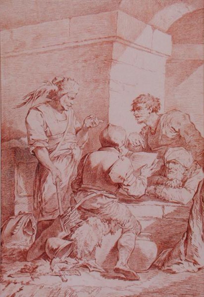 Detail of Corps de Garde by Philip James de Loutherbourg