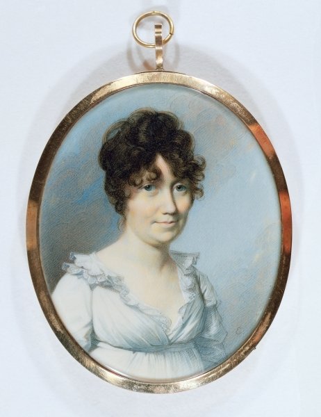 Detail of Lady of the Blunt Family by George Engleheart