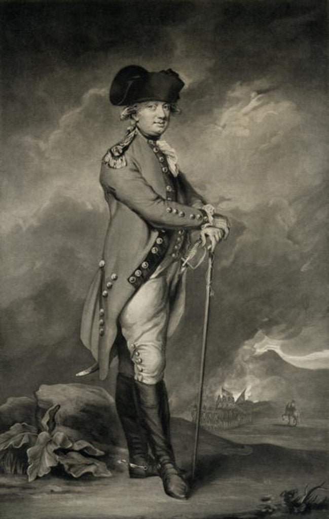 Detail of General Cornwallis engraved by John Jones 6th March 1793 by Daniel Gardner