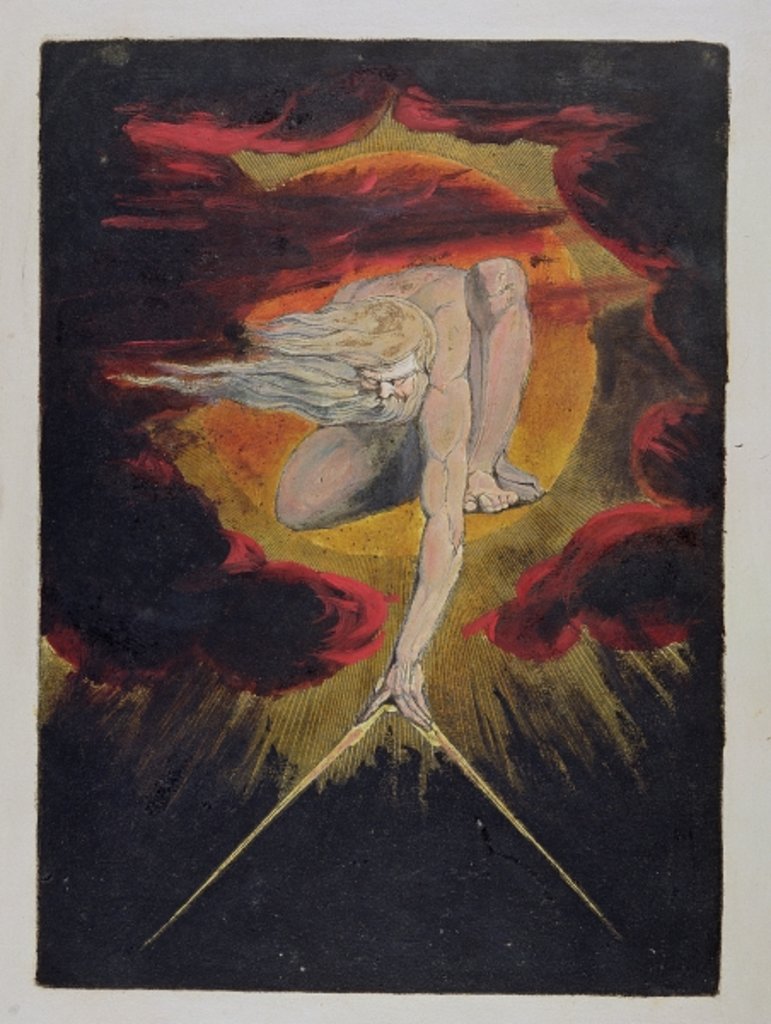 Detail of Frontispiece from 'Europe. A Prophecy', 1794 by William Blake