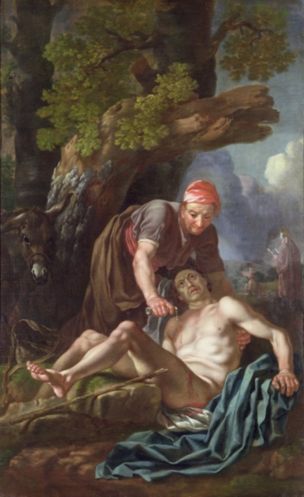 Detail of The Good Samaritan, c.1751-52 by Francis Hayman