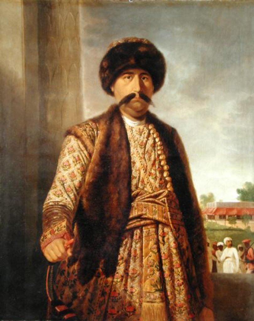 Detail of Shuja-ud-Dawlah, Nawab of Oudh, 1772 by Tilly Kettle