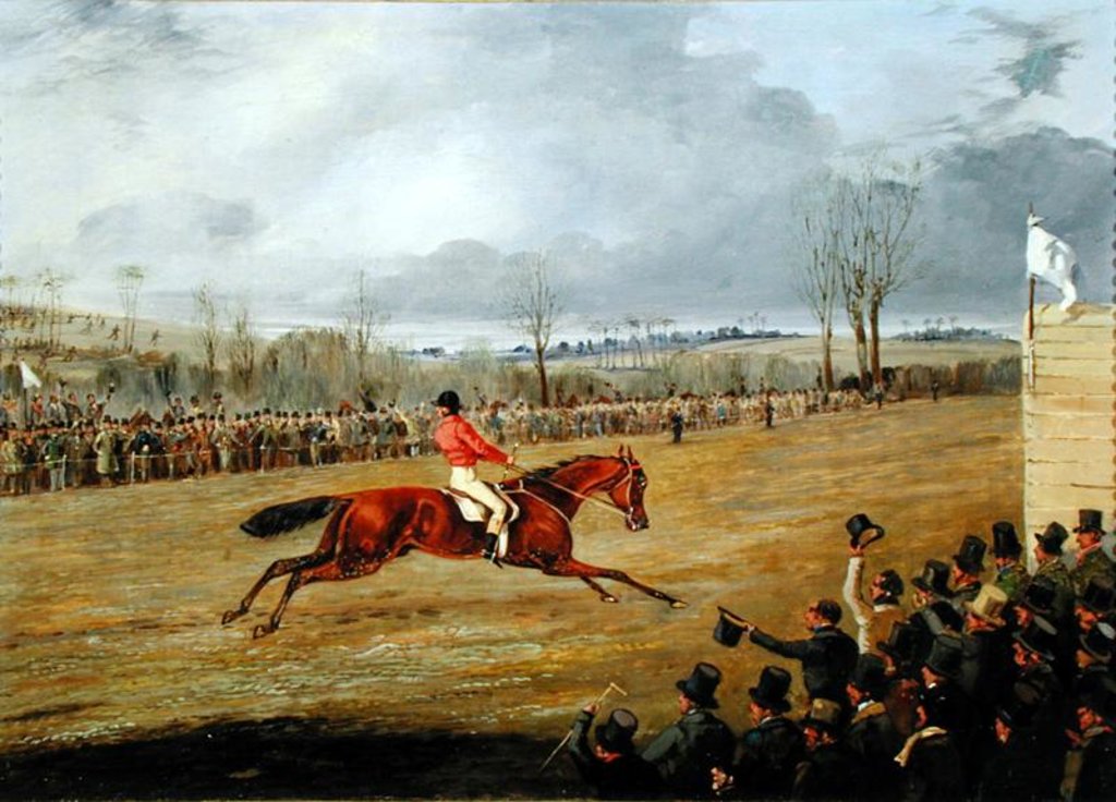 Detail of A Steeplechase, The Winner by Henry Thomas Alken