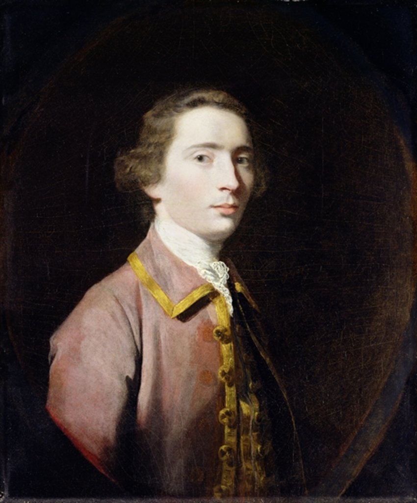 Detail of Charles Carroll of Carrollton, c.1763 by Joshua Reynolds