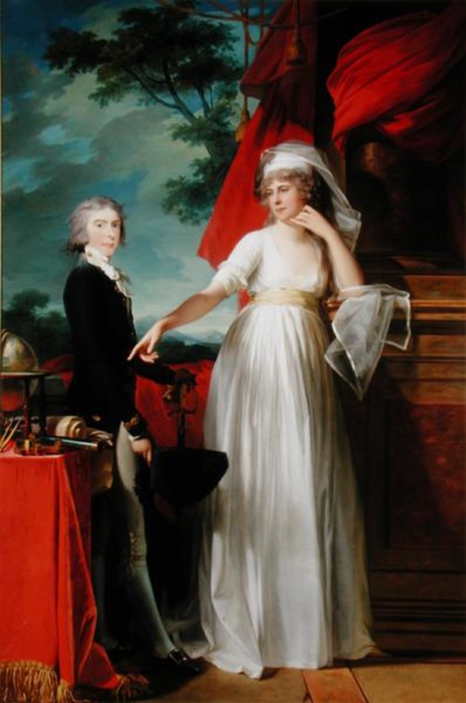 Detail of Margaret Callender and her son James Kearney, 1795 by Jean Laurent Mosnier