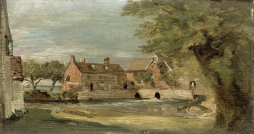 Detail of Flatford Mill by John Constable