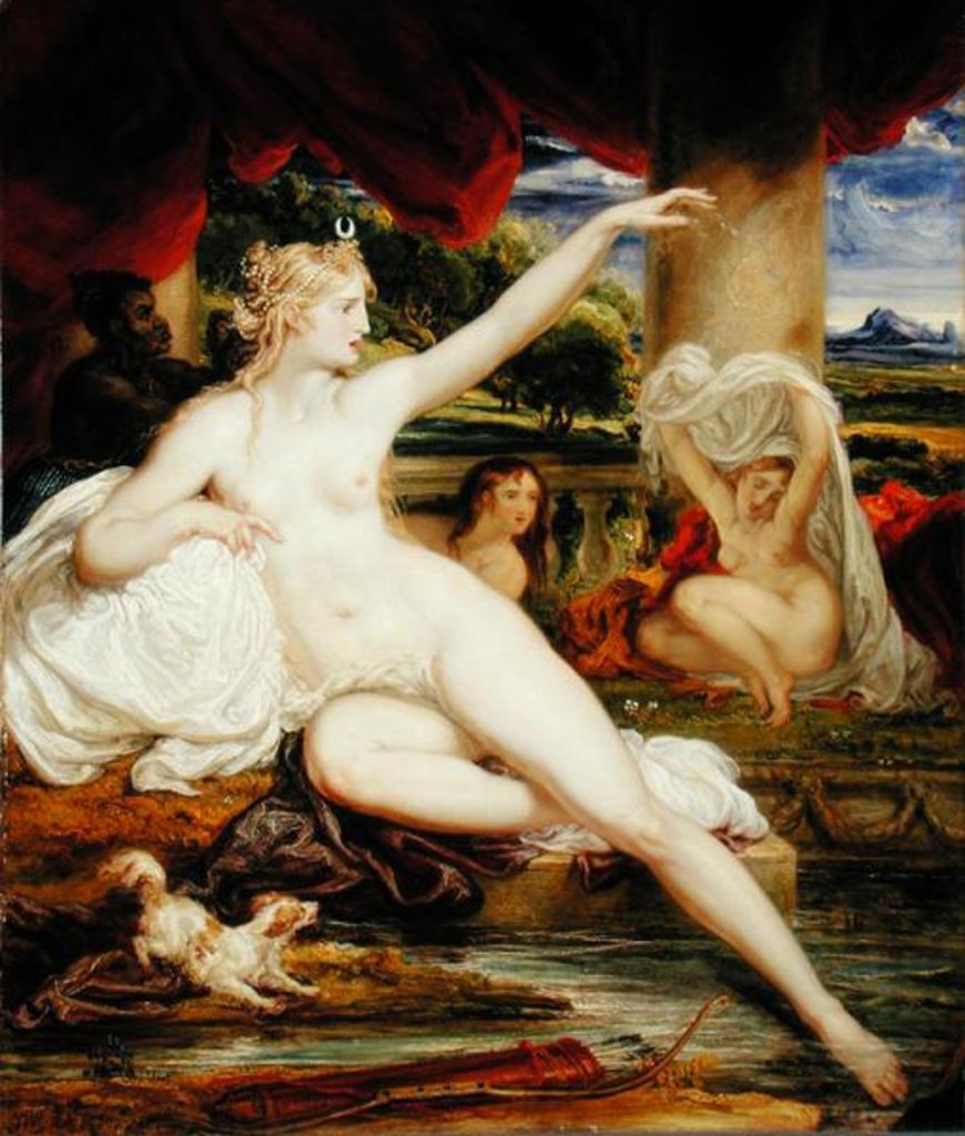 Detail of Diana at the Bath, 1830 by James Ward