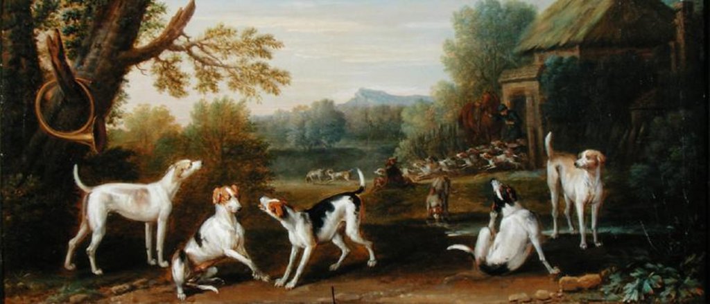 Detail of Releasing the Hounds, c.1765 by John Wootton